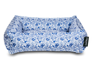 Cuccia morbida per cani - Lettino per cani Delfts Blue