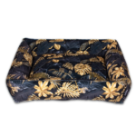 Cuccia morbida per cani - Lettino per cani Dubai - Black/Gold