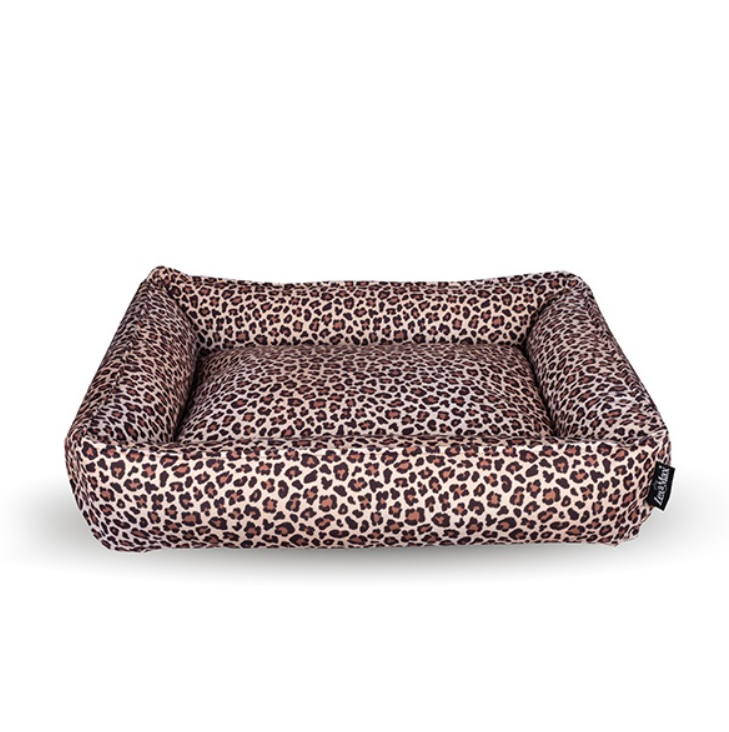 Cuccia morbida per cani - Lettino per cani Nairobi - Leopard print - immagine 2