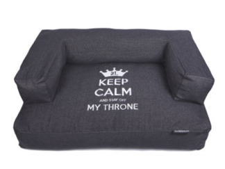 Divanetto per cani Keep Calm - Black