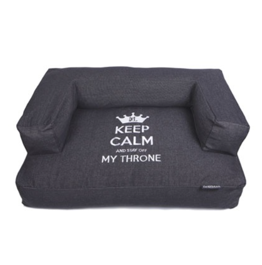 Divanetto per cani Keep Calm - Black