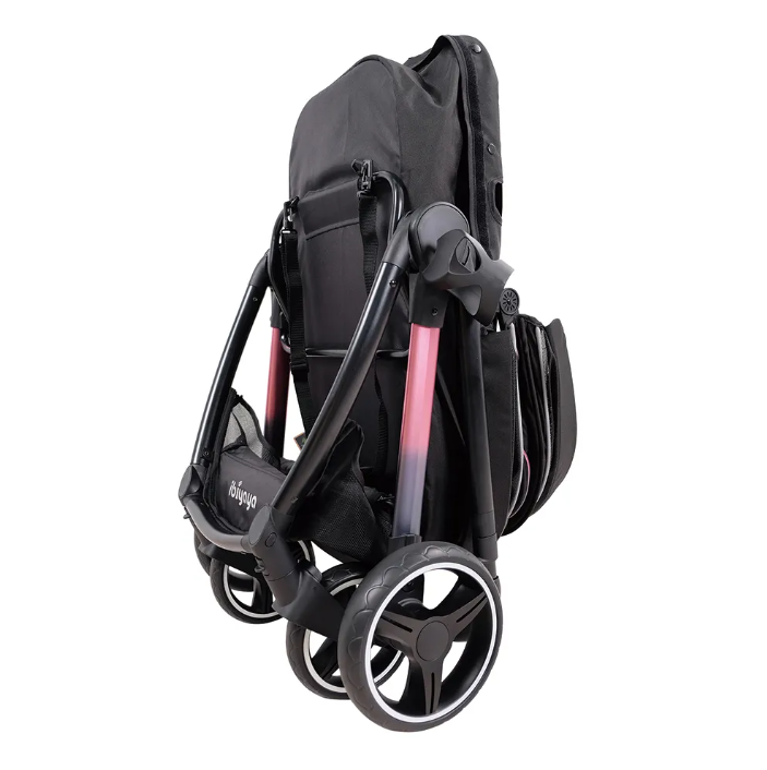 Passeggino per cani e gatti fino a 25kg Retro Luxe - Nero - immagine 4