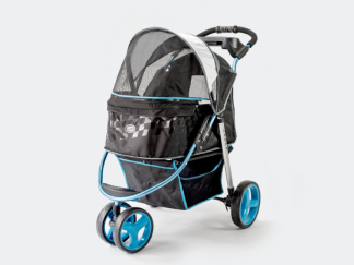 Passeggino per cani fino a 28kg Buggy Urban Blue