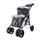 Passeggino doppio per cani e gatti fino a 15kg + 6kg Double Decker