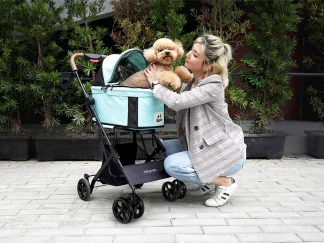 Passeggino leggero per cani