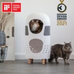 Mobile per gatti Catrub ONE - All in One: Cuccia, lettino, tiragraffi, giostra e toelettatura