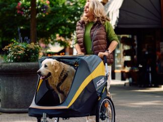 Passeggini per cani a 3 e 4 ruote