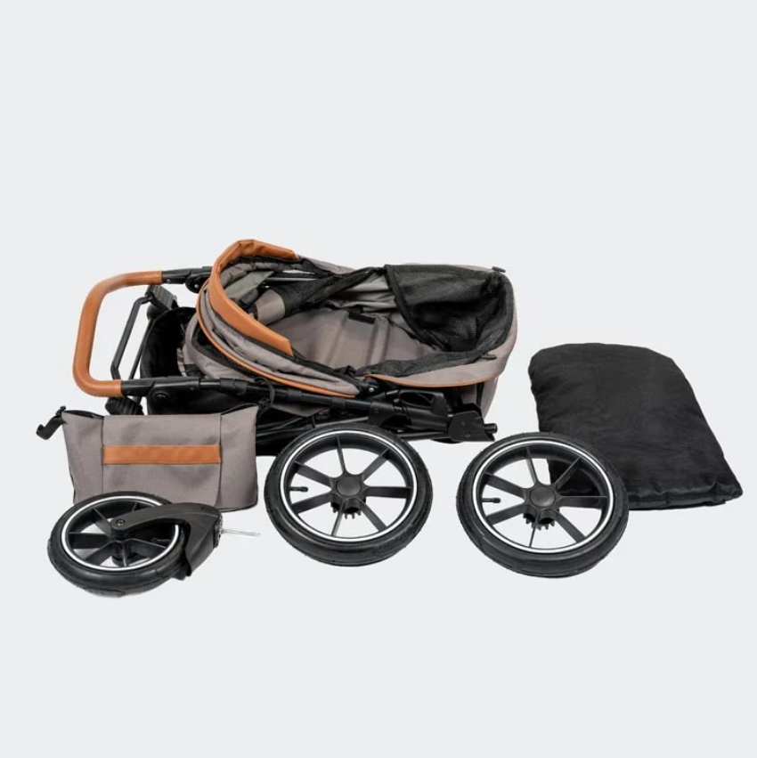 Passeggino per cani fino a 25kg Premium Cozy AIR - immagine 4