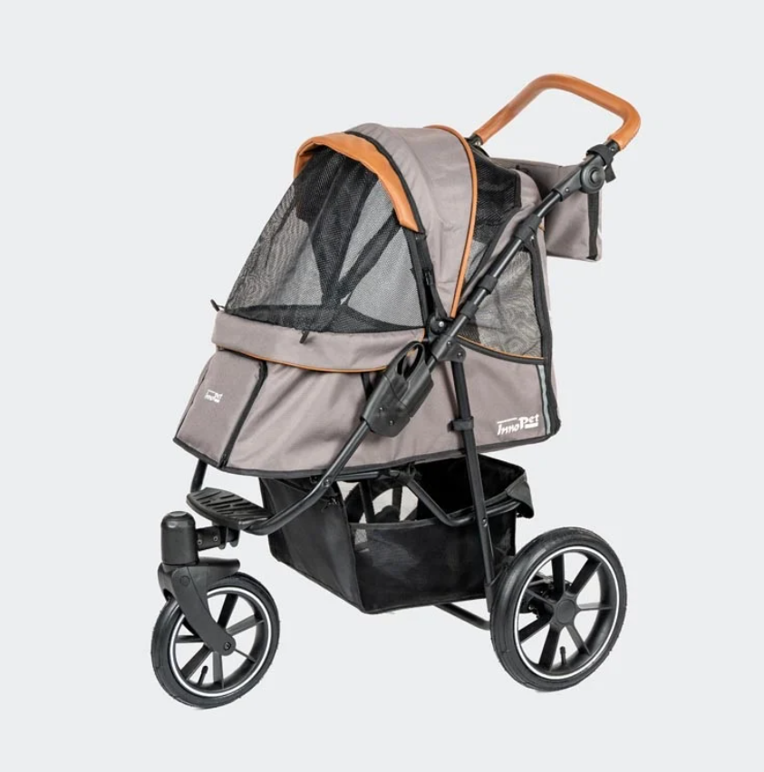 Passeggino per cani fino a 25kg Premium Cozy AIR - immagine 8