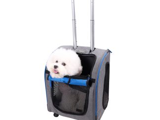 Zaino Trolley per cani e gatti fino a 10 Kg - Liso