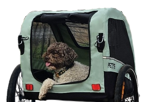 Passeggino con rimorchio per bicicletta per cani fino a 40 kg - ACTIVE ONE - immagine 10