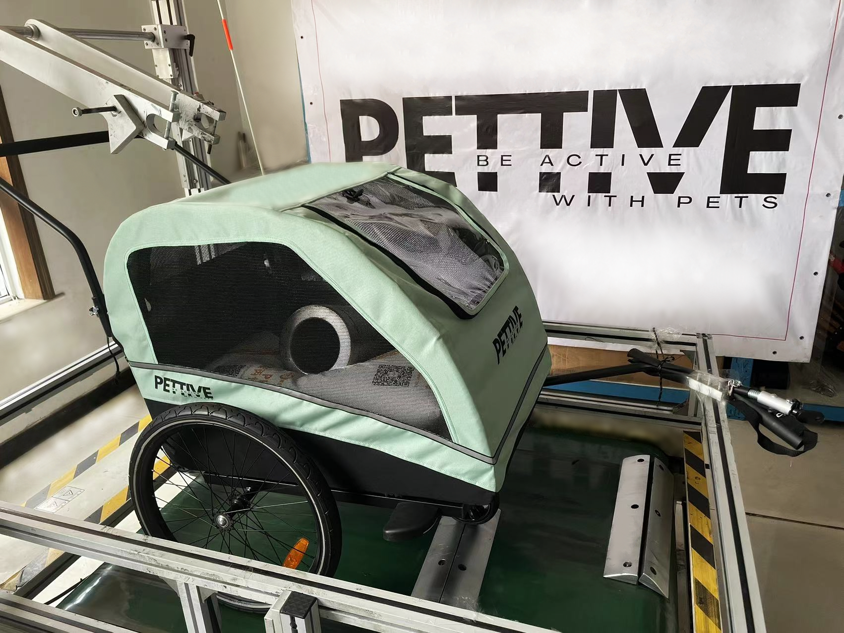 Passeggino con rimorchio per bicicletta per cani fino a 40 kg - ACTIVE ONE - immagine 11