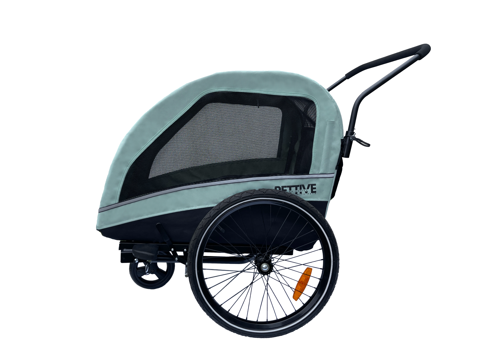 Passeggino con rimorchio per bicicletta per cani fino a 40 kg - ACTIVE ONE - immagine 13