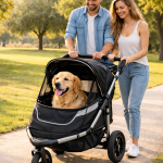 Passeggino per cani primavera