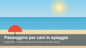 Passeggino per cani in spiaggia estate 2026: guida al mare con il tuo cane