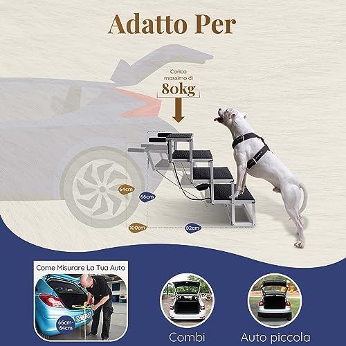 Scaletta pieghevole per cani anziani PRIORPET - vista 6