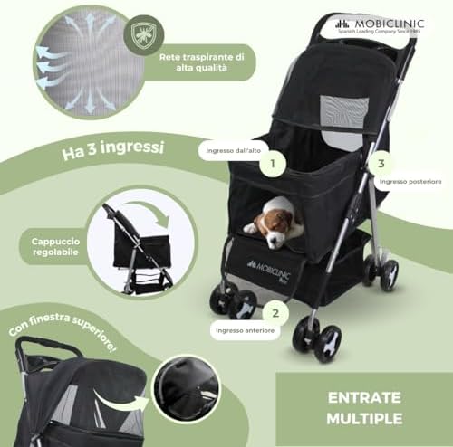 Passeggino per cani Mobiclinic Zuma