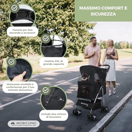 Passeggino per cani Mobiclinic Zuma