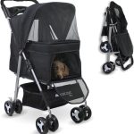 Passeggino per cani fino a 15 kg Mobiclinic Zuma – pieghevole, ideale per cani piccoli e anziani