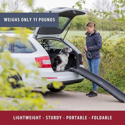 Rampa per Cani per Auto Trixie – Pieghevole e Antiscivolo, per Cani fino a 90 kg - immagine 6
