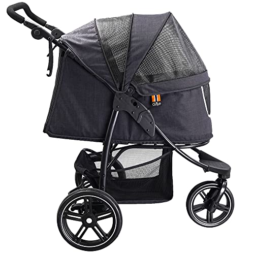 Passeggino per cani My Duque COOPER fino a 32 kg – maniglia regolabile e ruote fuoristrada - immagine 6