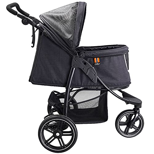 Passeggino per cani My Duque COOPER fino a 32 kg – maniglia regolabile e ruote fuoristrada - immagine 5