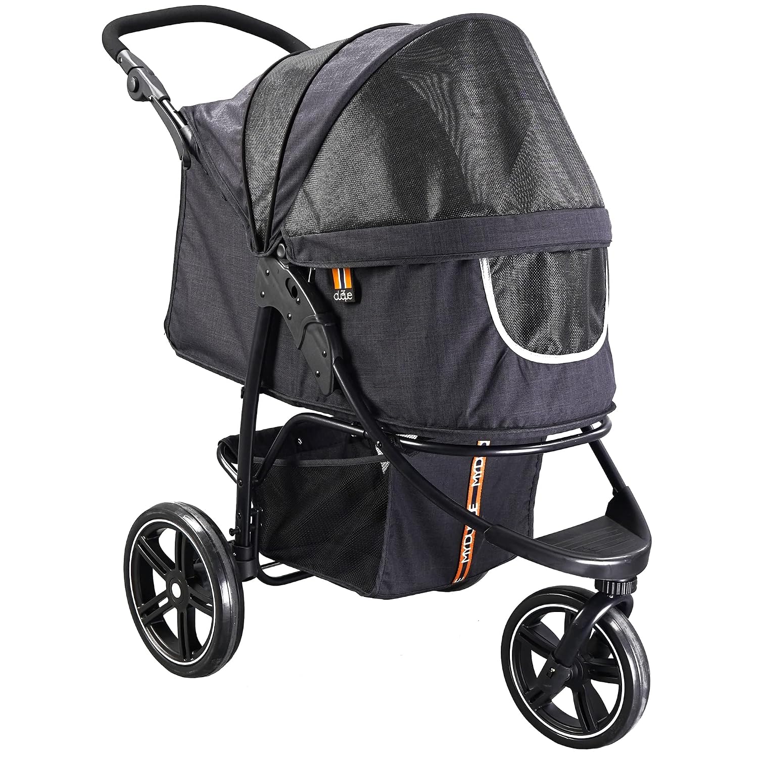 Passeggino per cani My Duque COOPER fino a 32 kg – maniglia regolabile e ruote fuoristrada - immagine 7