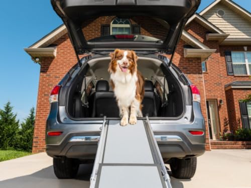Rampa telescopica per cani PetSafe Happy Ride in alluminio per auto e SUV