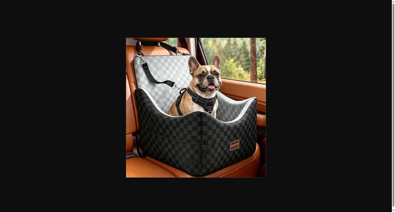 Seggiolino auto rialzato per cani JOEJOY con memory foam