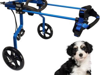Carrozzina per cani di piccola taglia con zampe posteriori deboli