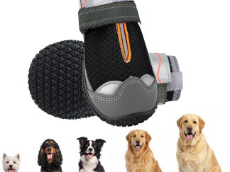 Scarpe Antiscivolo per Cani Anziani Gimars – Stivaletti con Suola in Gomma e Chiusura a Strappo per Cani Piccoli, Medi e Grandi
